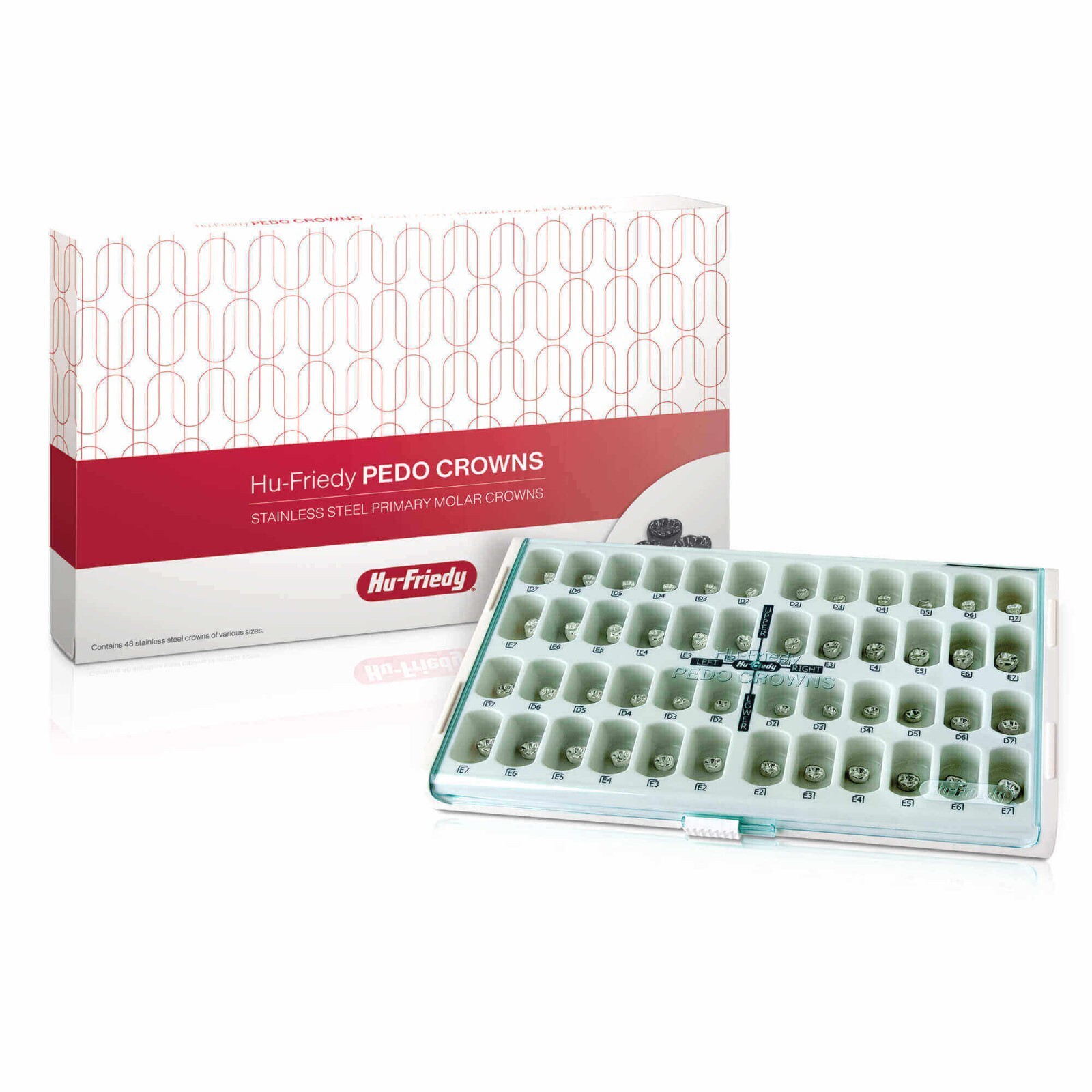 Pedo Crowns Introductory Kit 48 crowns Hu Friedy