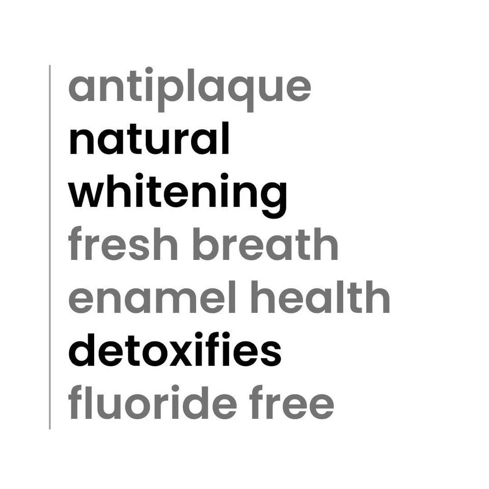 Fang Natural Toothpaste|Teeth Whitening | (Pack of 2 , Activated Charcoal) W961