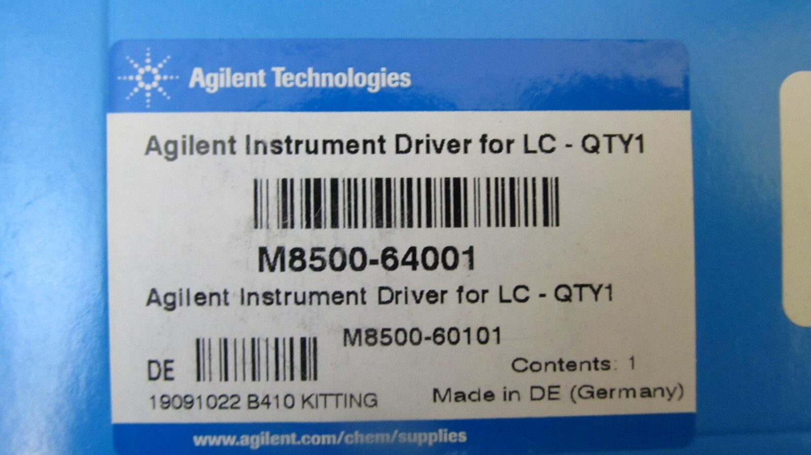 Agilent Lab Advisor Basic Software M8555-64010 & M8500-64001, G4279-64000 – NEW