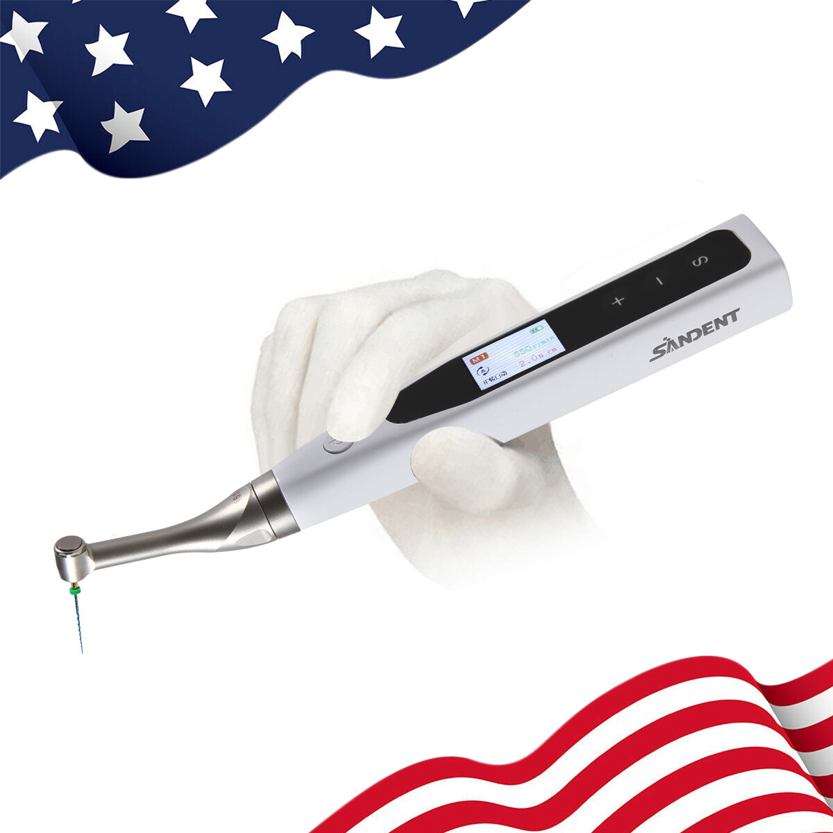 2 in 1 Wireless Dental Endo Motor Reciprocating with Built in Apex Locator LED