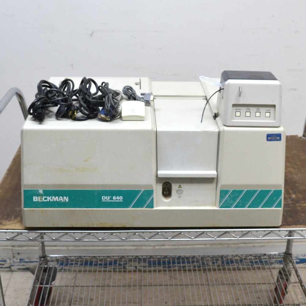 Beckman Coulter DU640 Spectrophotometer 190-1100nm 110/120V 50/60Hz 200W AS/IS