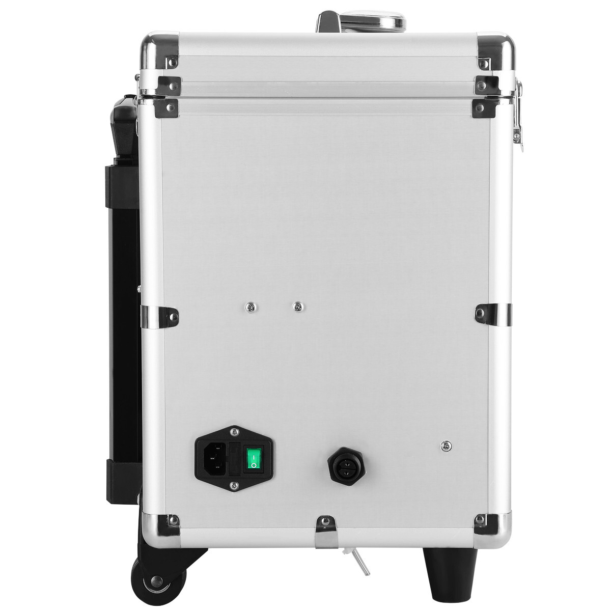 Portable Dental Mobile Unit Cart Case Wheels + Suction +Air Compressor BD-402A