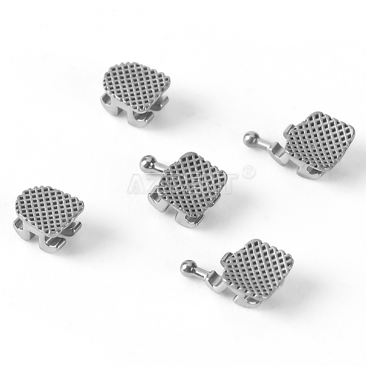 50 Set Dental Orthodontic Monoblock Brackets Braces Mini Roth.022 Hooks 3 4 5