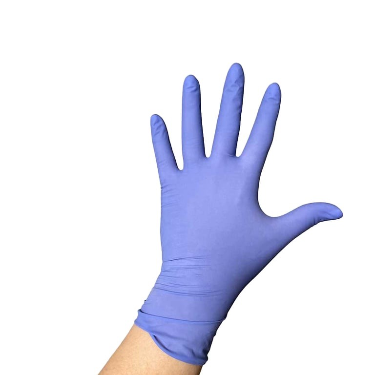Plak Smacker 22723 Perfect Touch Latex Exam Gloves Medium Grape Flavored 100/Bx