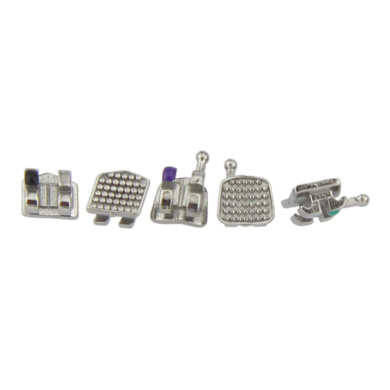 MIM MINI Orthodontic Brackets Dental MBT Roth 022 345w/h Hooks OC Metal Braces