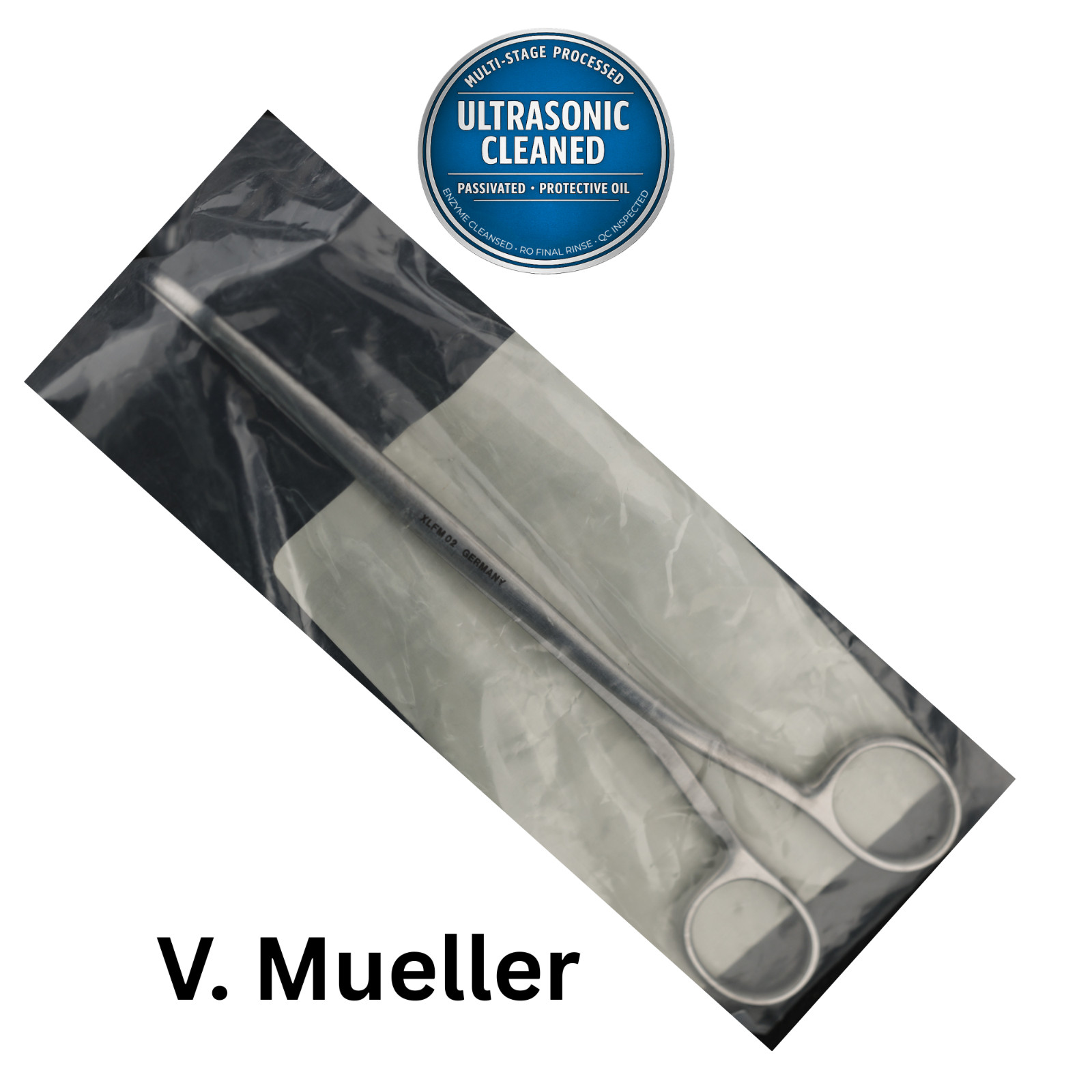 V Mueller GU8742 Randal Kidney Stone Forceps, #3, 3/4 Curved, 8″