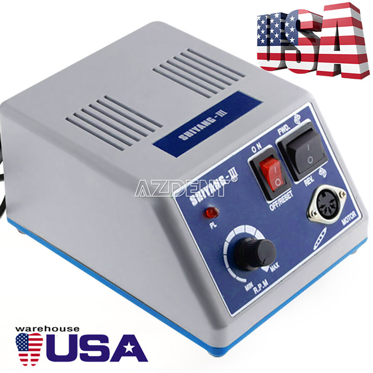 Dental Lab Electric Marathon Micromotor Polisher/Contra Angle/Straight Handpiece