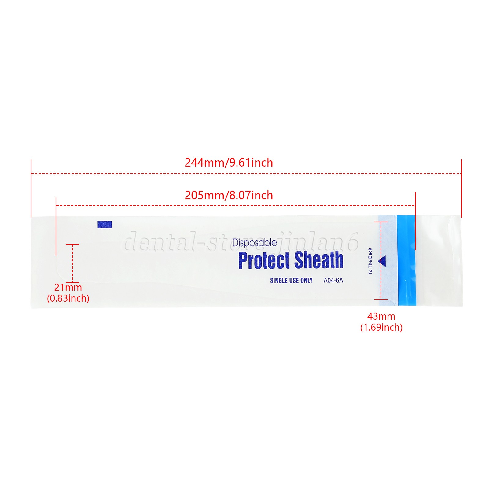 100 Intraoral Intra Oral Camera Protective Sleeve Sheath Cover Disposable A04-6A
