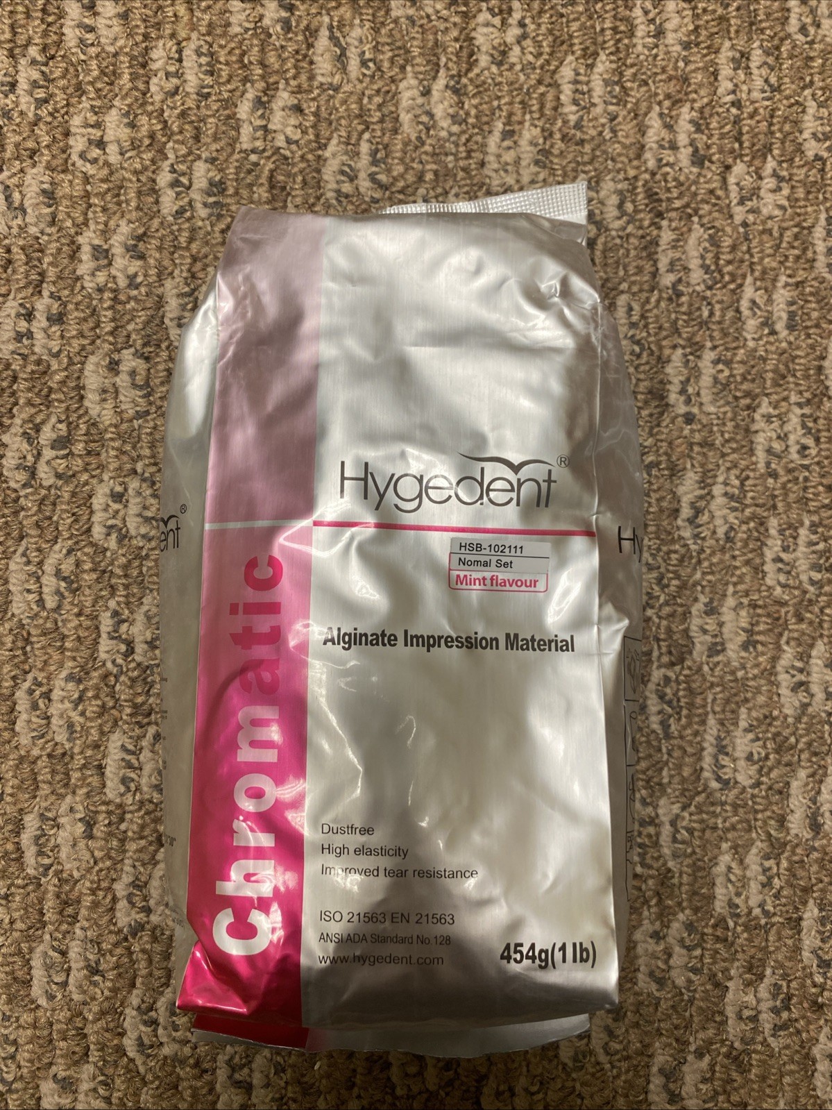 Hygedent Chromatic Alginate Impression Material , 1lb, Fast Set Mint