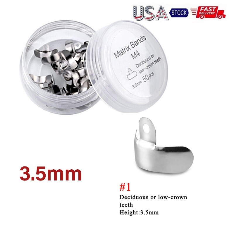 Dental Matrix Bands Ring Sectional Matrice Clamp Fit Garrison Palodent V3 System