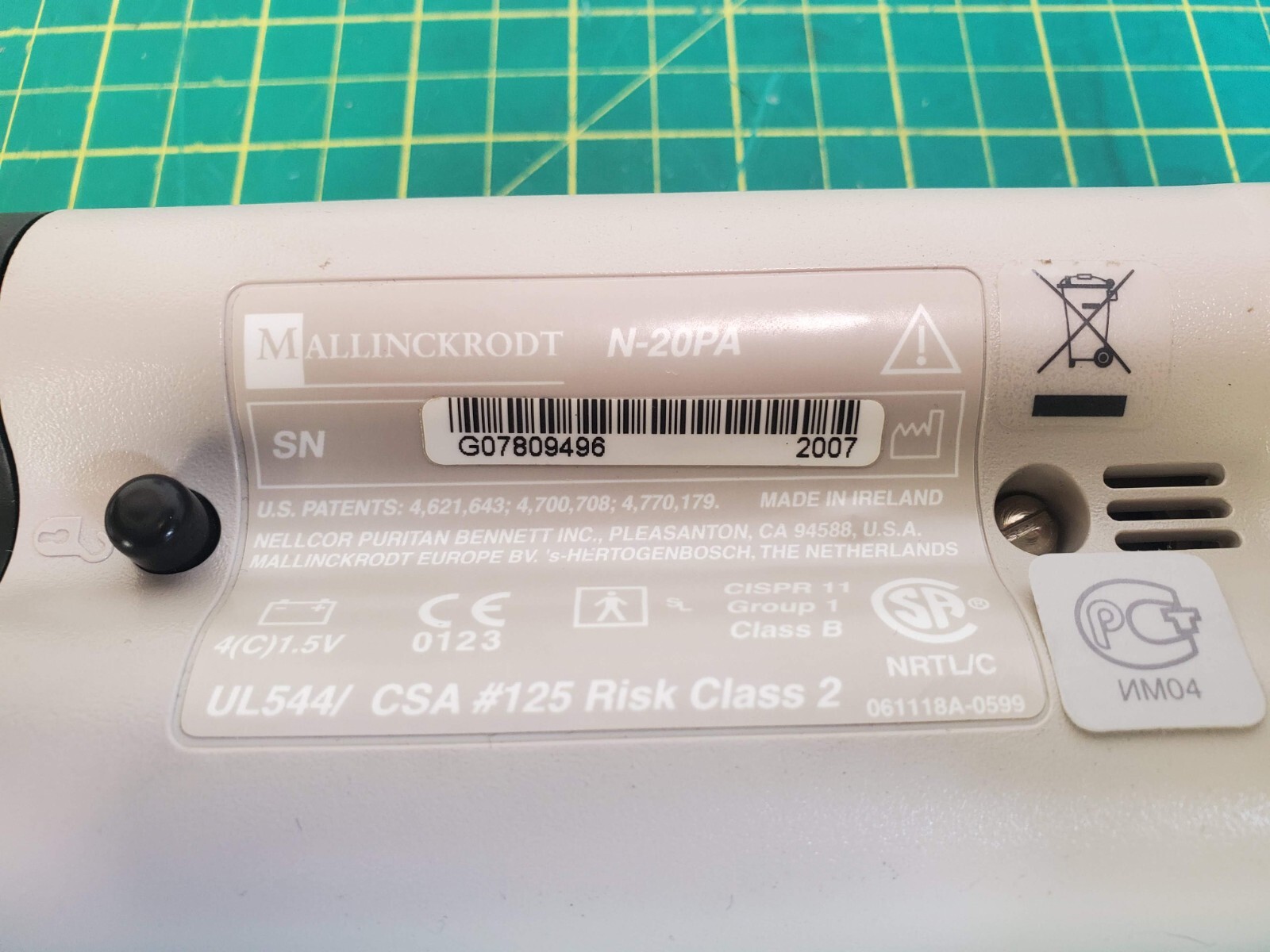 Mallinckrodt Nellcor N-20 Portable Pulse Oximeter x 4 Units