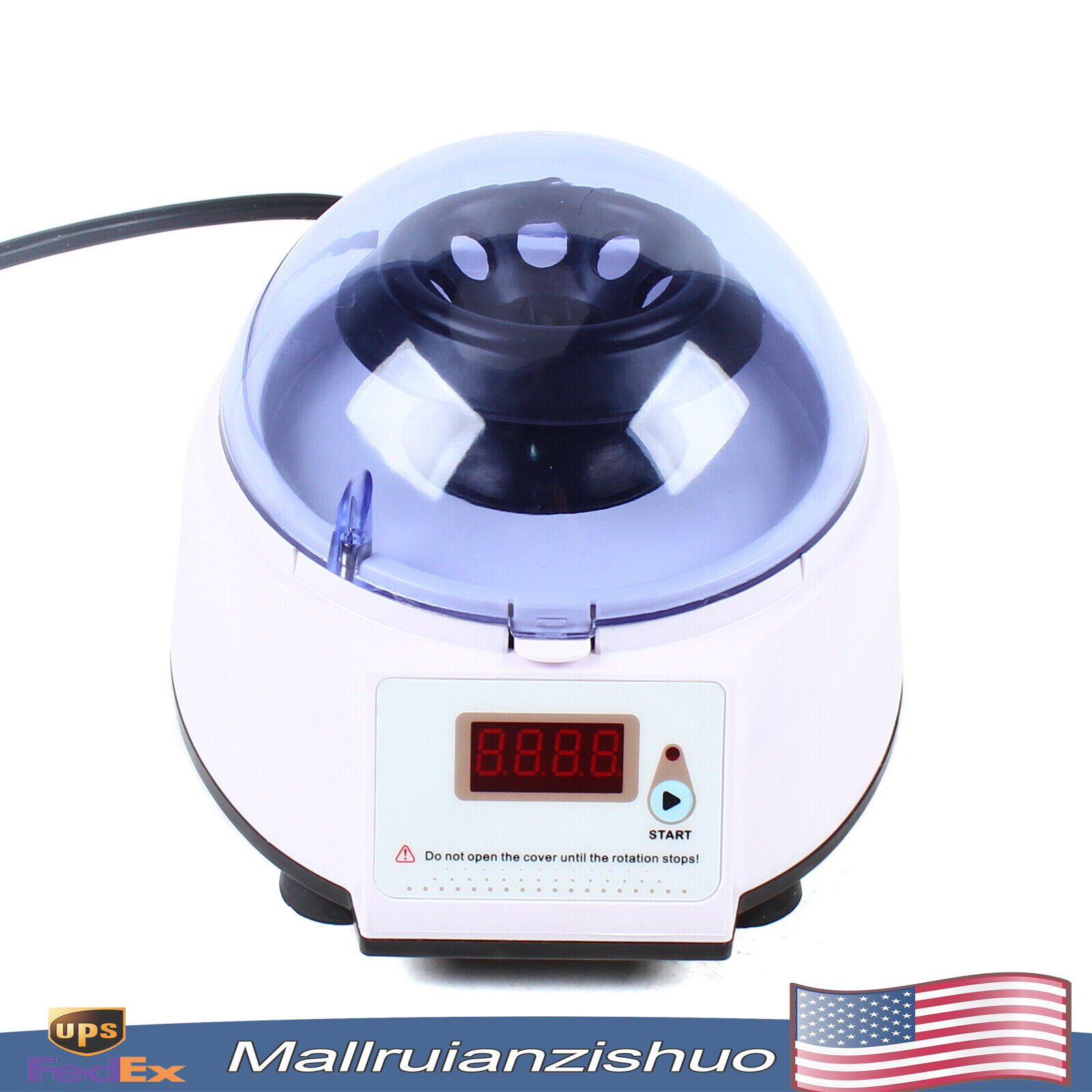 Electric Centrifuge Machine Laboratory Medical 4000RPM 0.2/0.5/1.5/2mL*8 AC110V