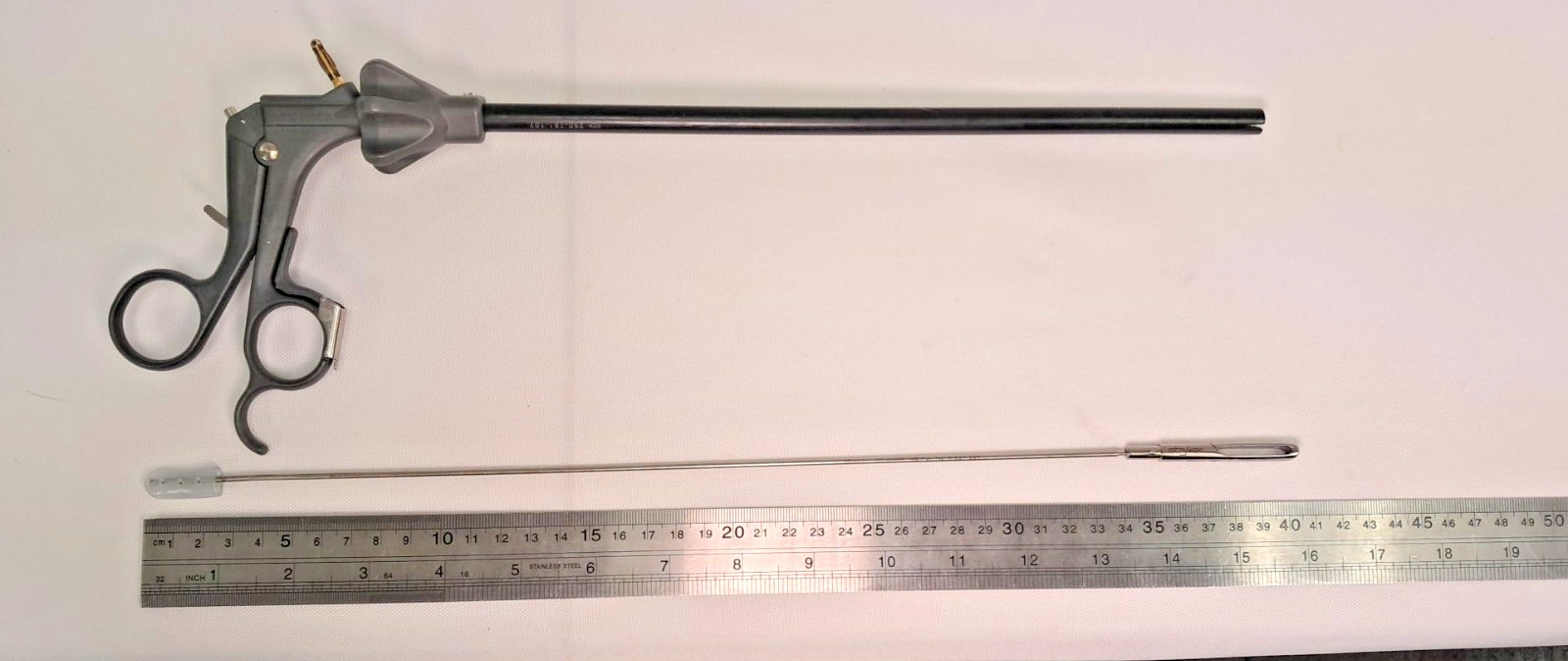 Stryker 8250-181-107 Laparoscopic Ratcheting Handle w/ Grasping Insert, 10mm,