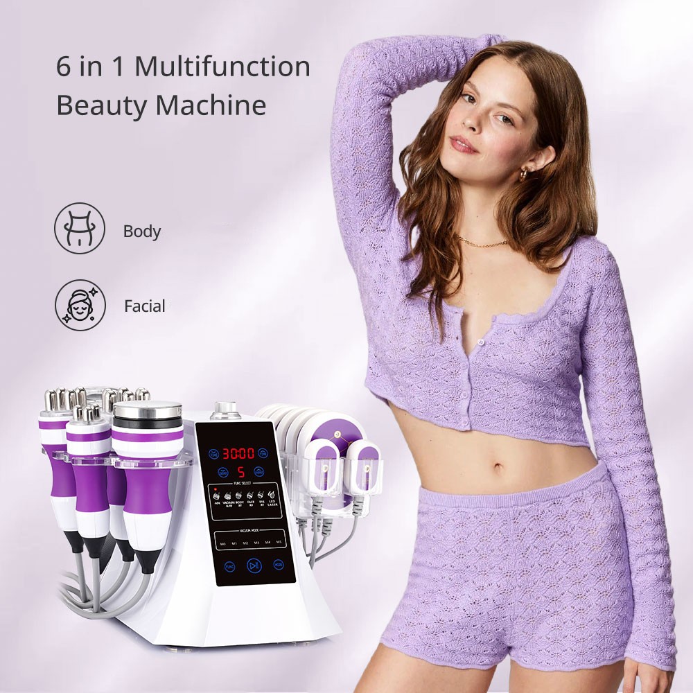 MultiFunction 6 in 1 Beauty Machine for Skin Firmness & Body Line Enhancement