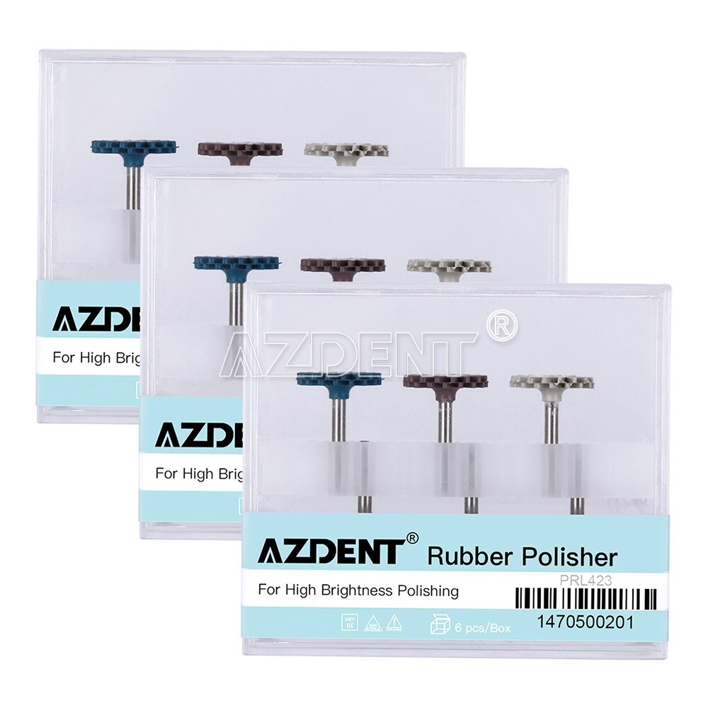 6pcs/Set Dental Handpiece Composite Diamond System RA disc 14mm wheel polishing