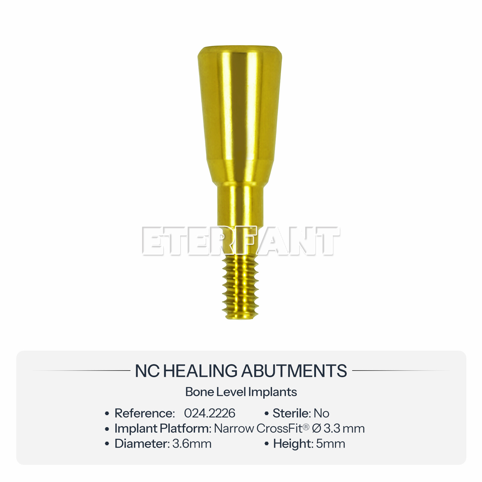 Healing Cap Abutments NC/RC Analog Cover Screw Titanium Fit Straumann ITI BLT