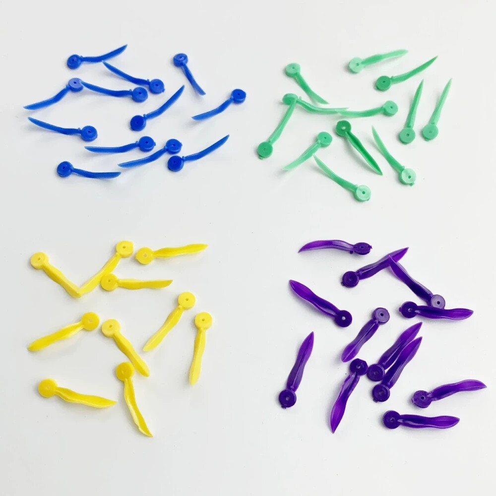 1000pcs Dental Plastic Wedges Wave Shape Diastema Wedge with End Circular Hole