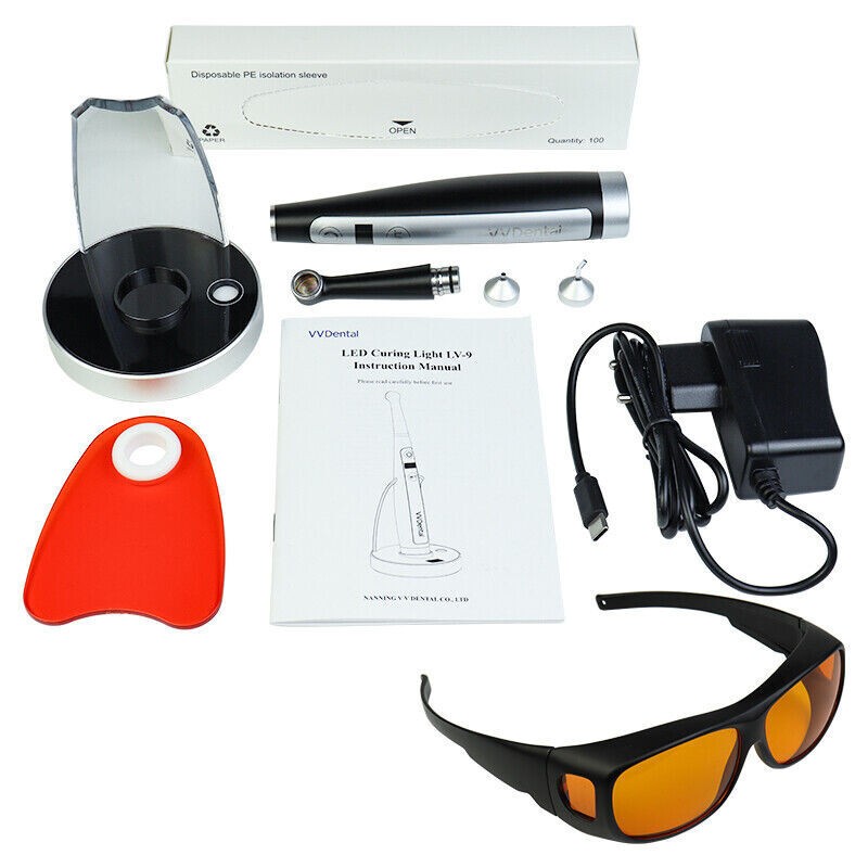Dental Curing light 1 Second Cure 3200mw/cm² 6 Modes LED Resin Cure Lamp