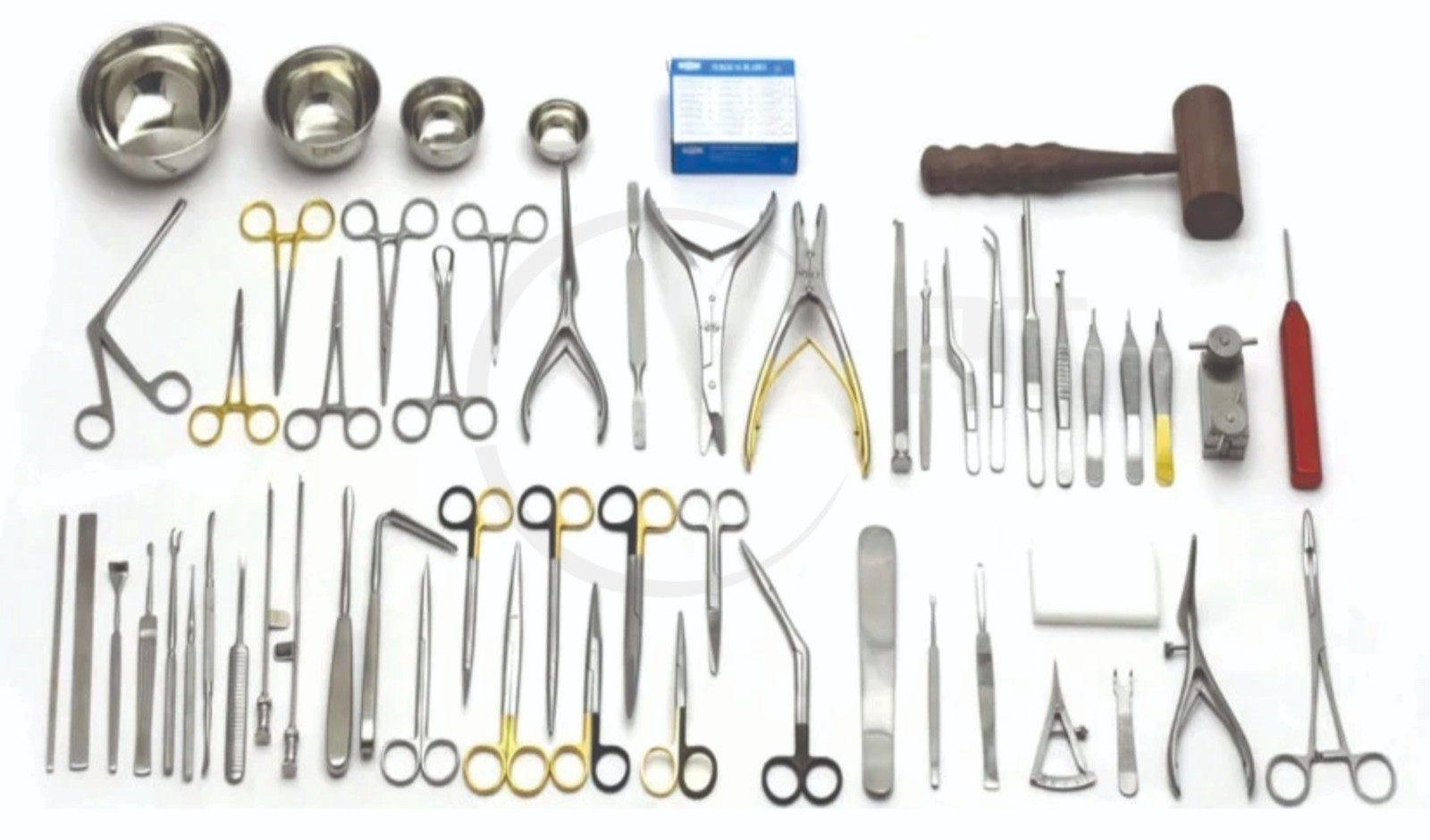 Rhinoplasty Instruments ENT Nose & Plastic Surgery Instrument Set Of 60 Pcs