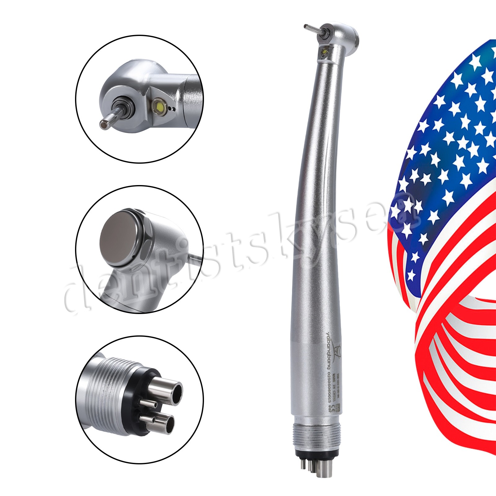 10* Yabangbang Dental High Speed Handpiece Push Turbine 4 Holes Fit NSK Pana Max