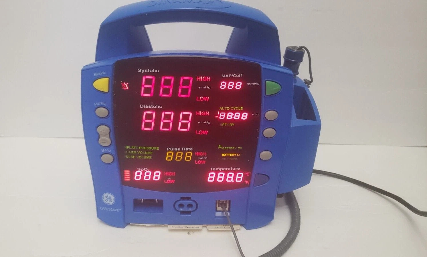 GE Dinamap 2009284-001 with Thermometer and PSU Unit1