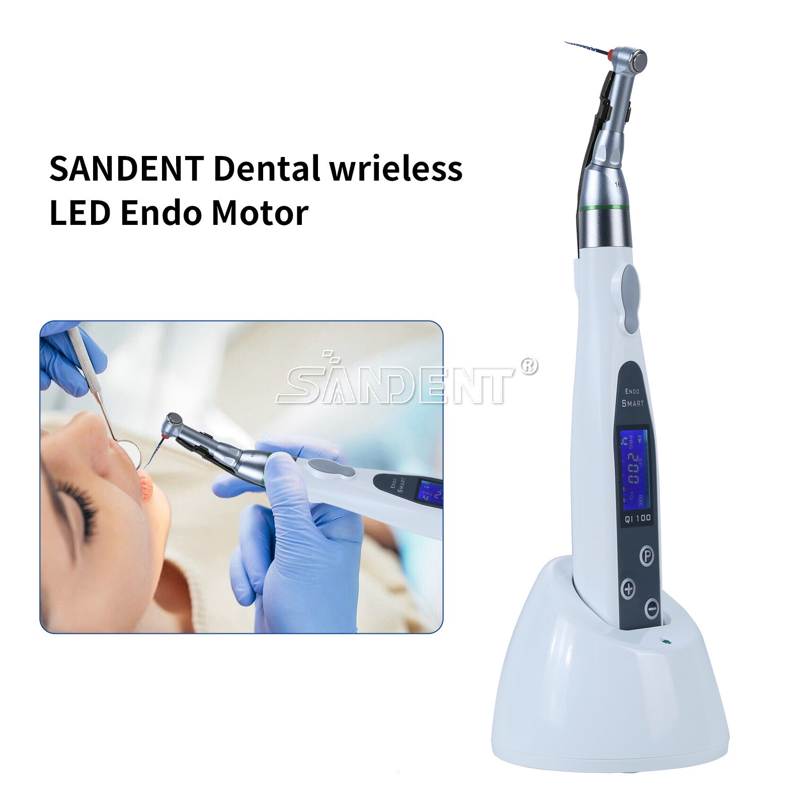Dental Ultrasonic Scaler Handpiece For EMS / Scaler Tip Scaling G1-G6
