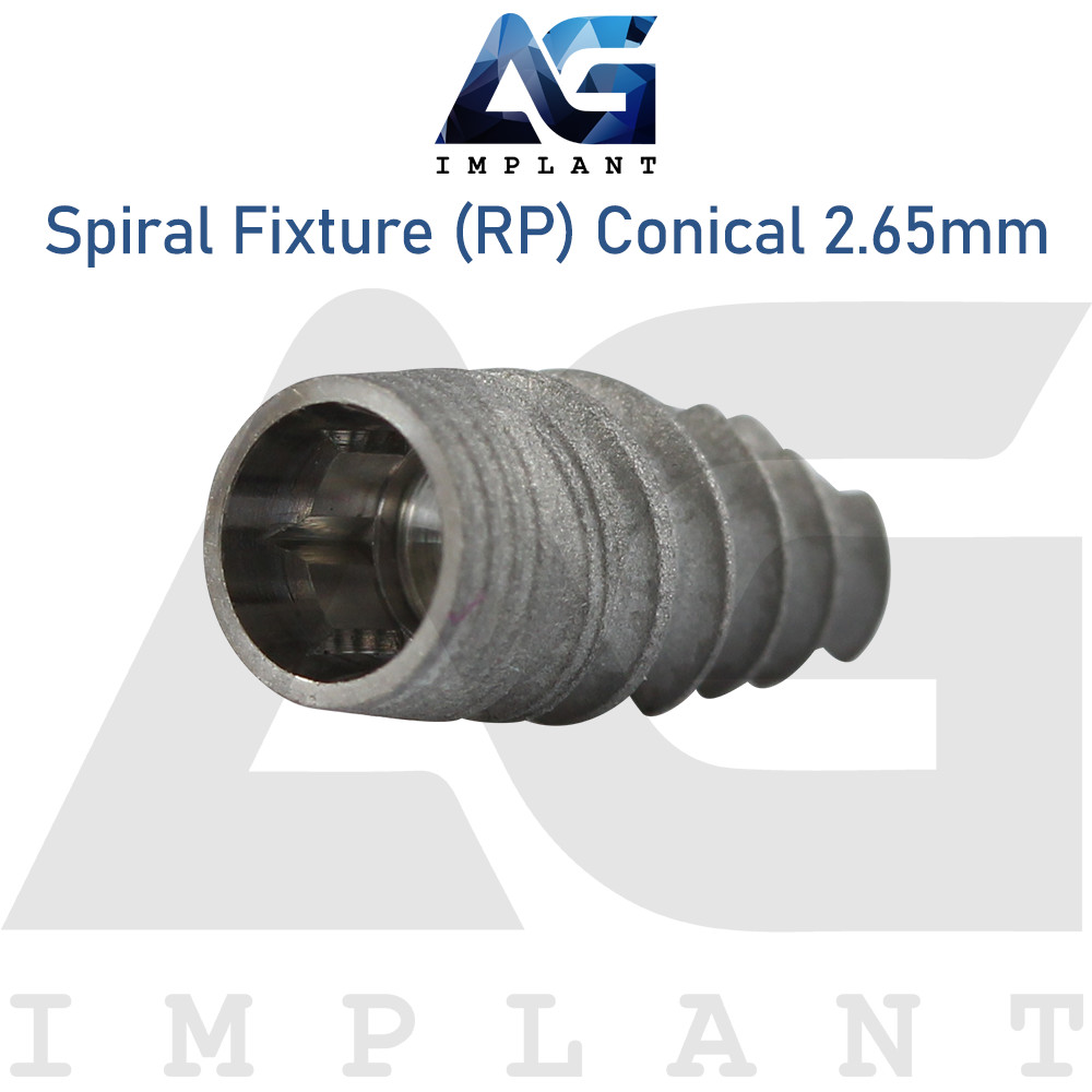 Spiral Fixture Regular Platform (RP) Conical Connection Hex 2.65mm