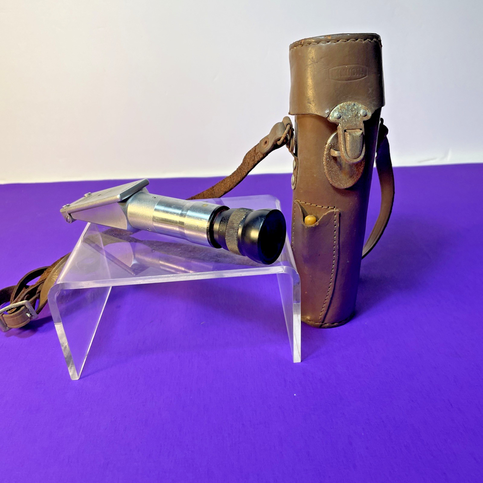 Vintage Kikuchi Hand-Held Refractometer 0-32% Made in Japan With Carrying Case
