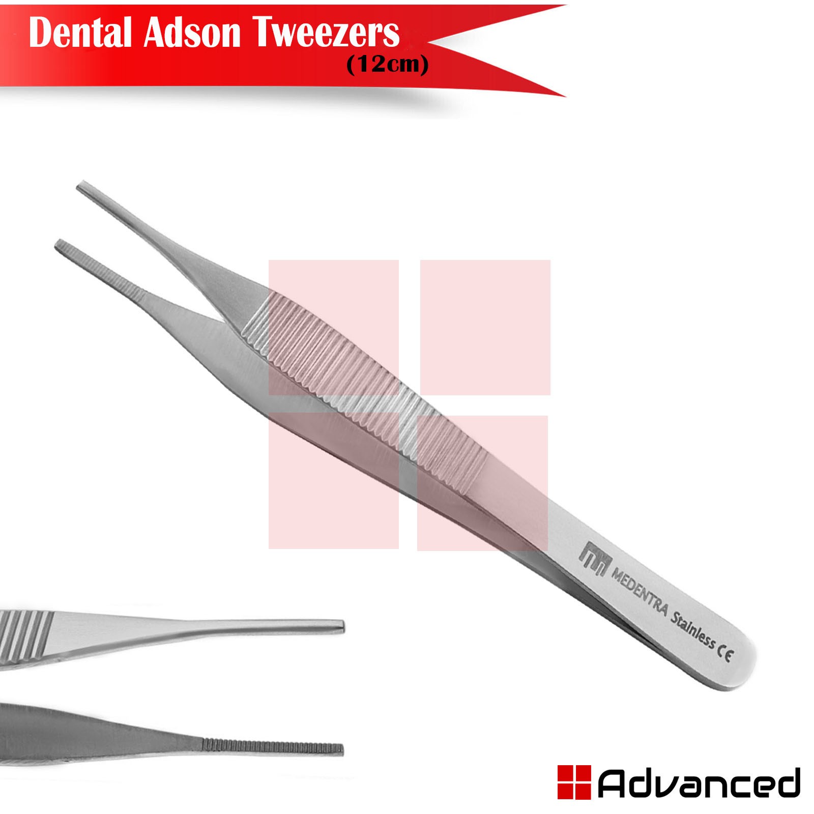 Tissue Surgical Kit Iris Scissors Crile Wood Forceps Dressing Adson Tweezer