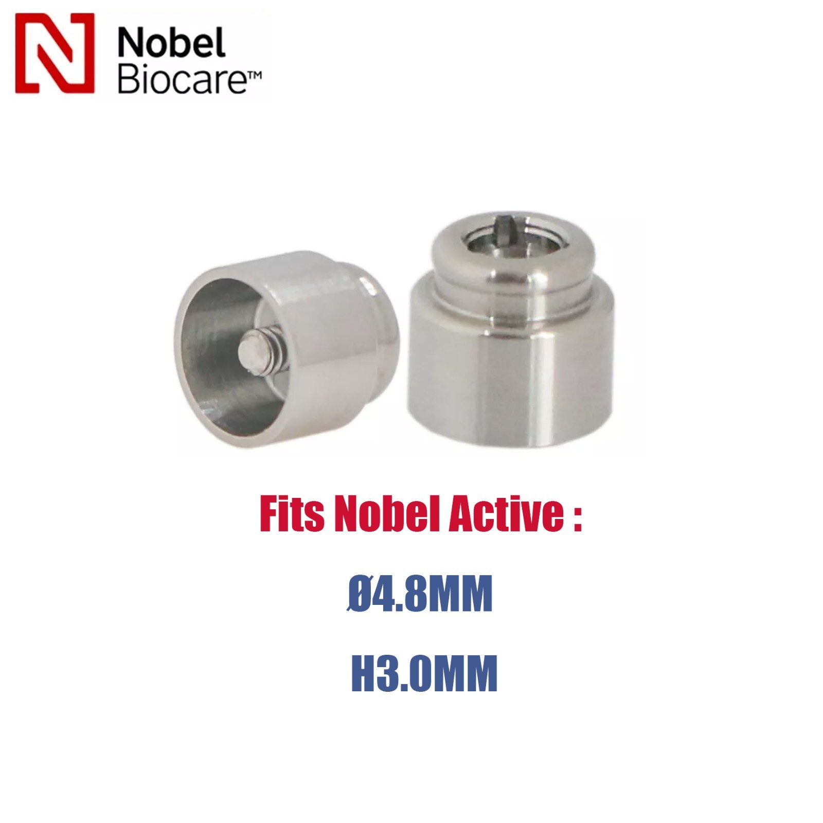 Angled Overdenture Abutment Multi-Unit Ø4.8mm Fit Osstem Hiossen Nobel Active