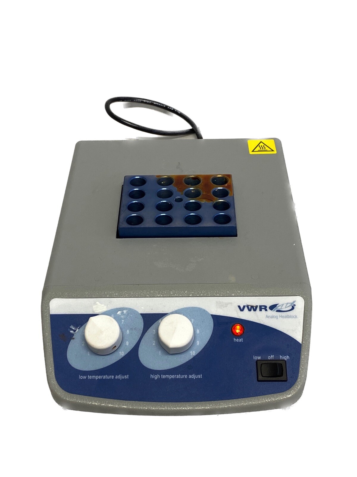 VWR Analog Dry Bath Block Heater Heatblock Variable 120V 110W 50/60Hz 12621-104