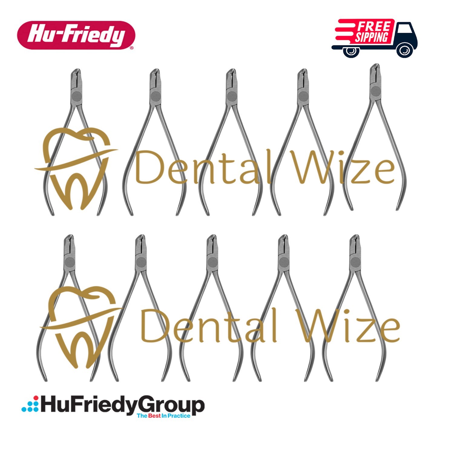10x Hu-Friedy Universal Cut & Hold Distal End Cutter Pliers Long Handle 678-101L