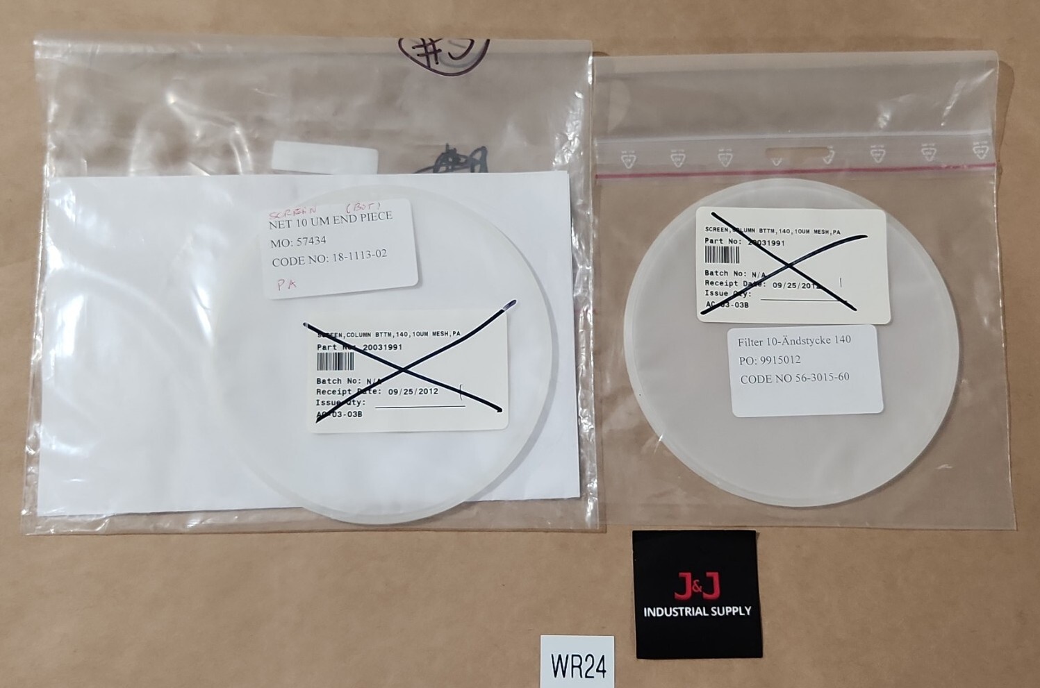 *NEW SURPLUS* [2] GE Healthcare 18-1113-02 Net 10um End Piece Polyamide Warranty