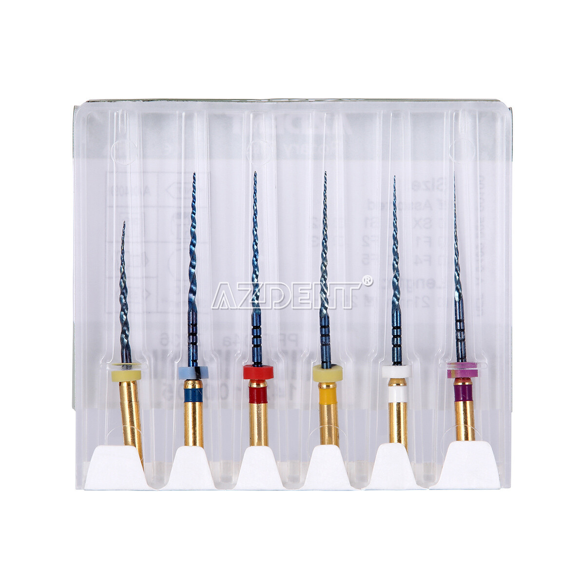Dental Endo Engine Use Rotary Heat Activated Files 25mm Preparing Root Canal