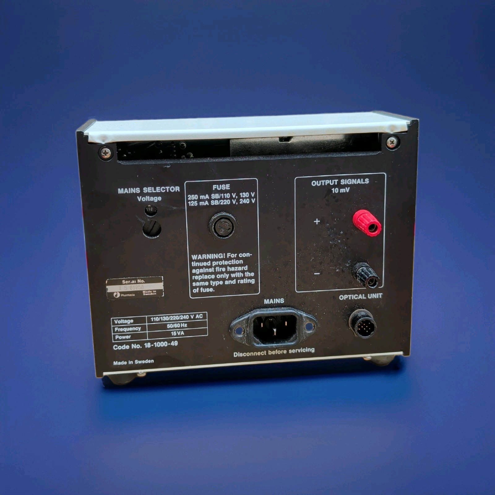 Pharmacia-Biotech – Single Path Monitor UV – 1 Control Unit
