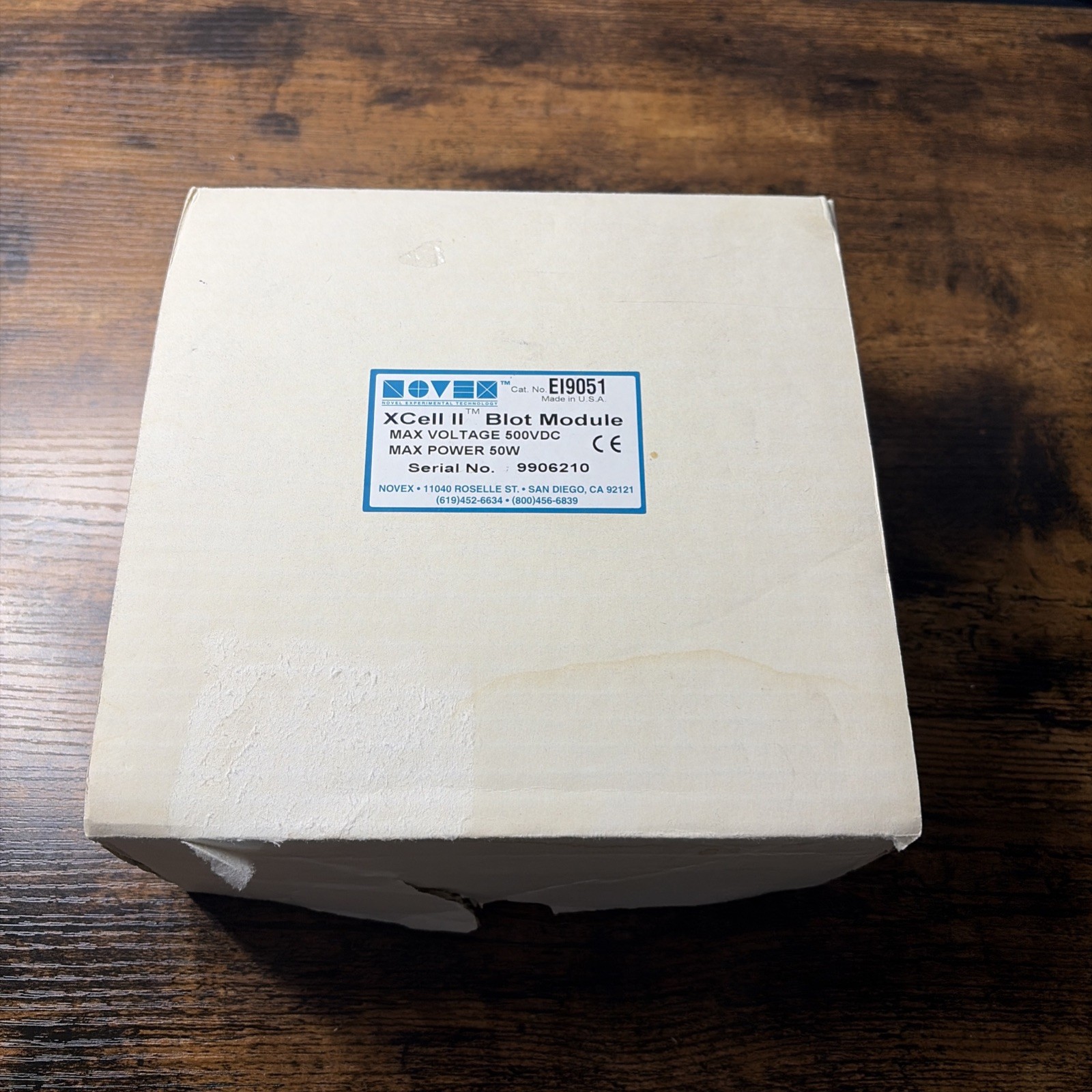 Life Technologies Novex EI9051 XCell II Blot Module 500VDC 50W w/ EI9052