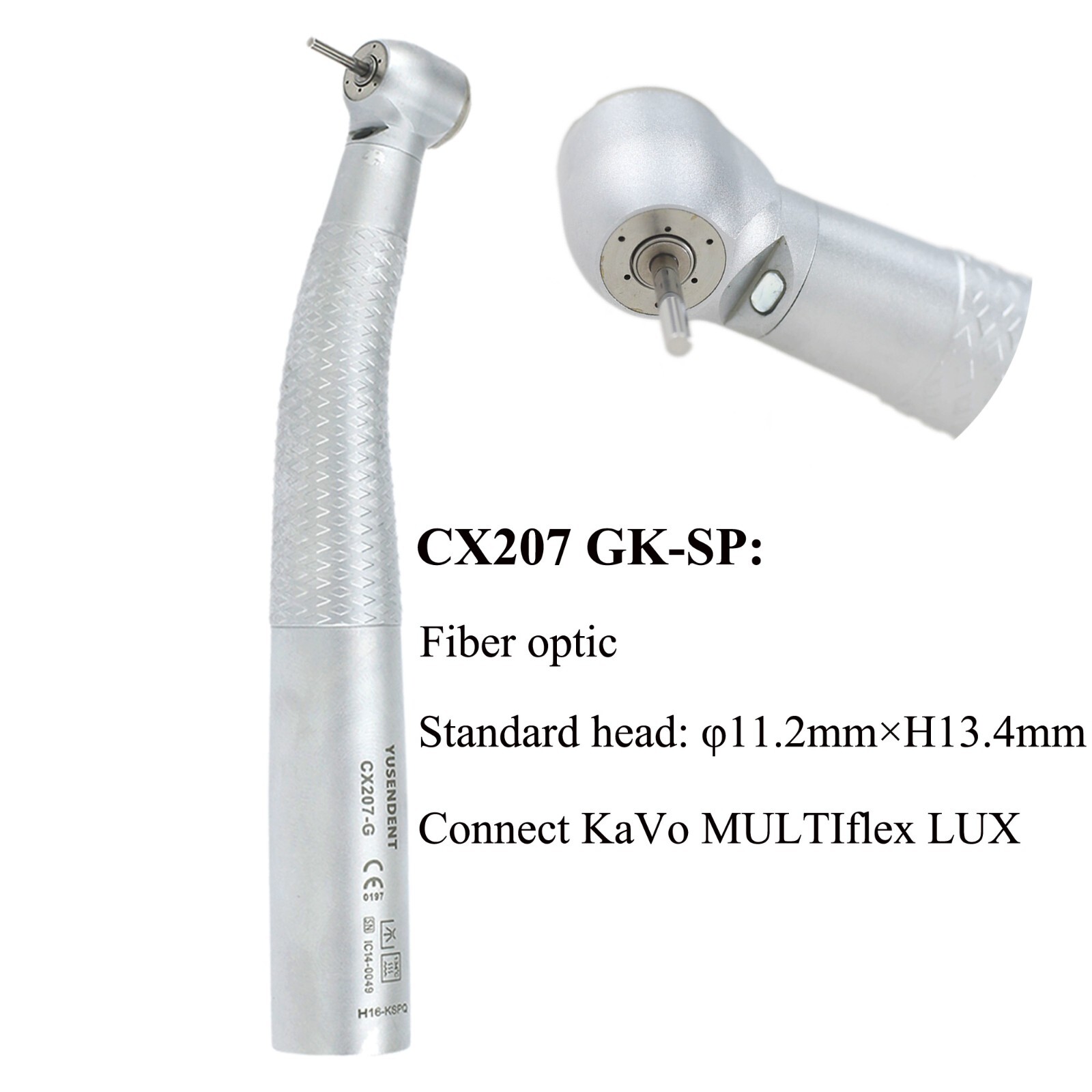 COXO Fiber Optic High Speed Dental Handpiece CX207-G Kavo MULTIflex LUX Coupling