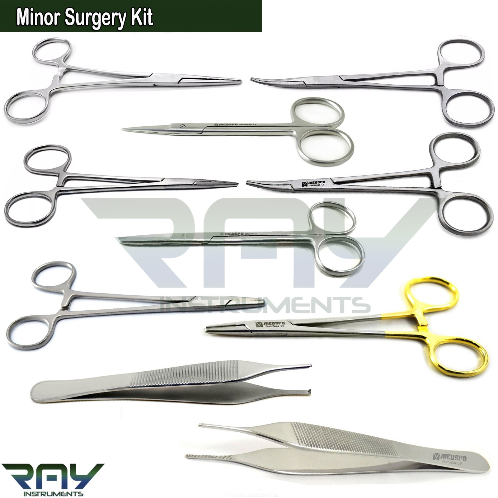 Minor Surgery Kit Student Dissecting Suture Removal Surgical Instruments CE