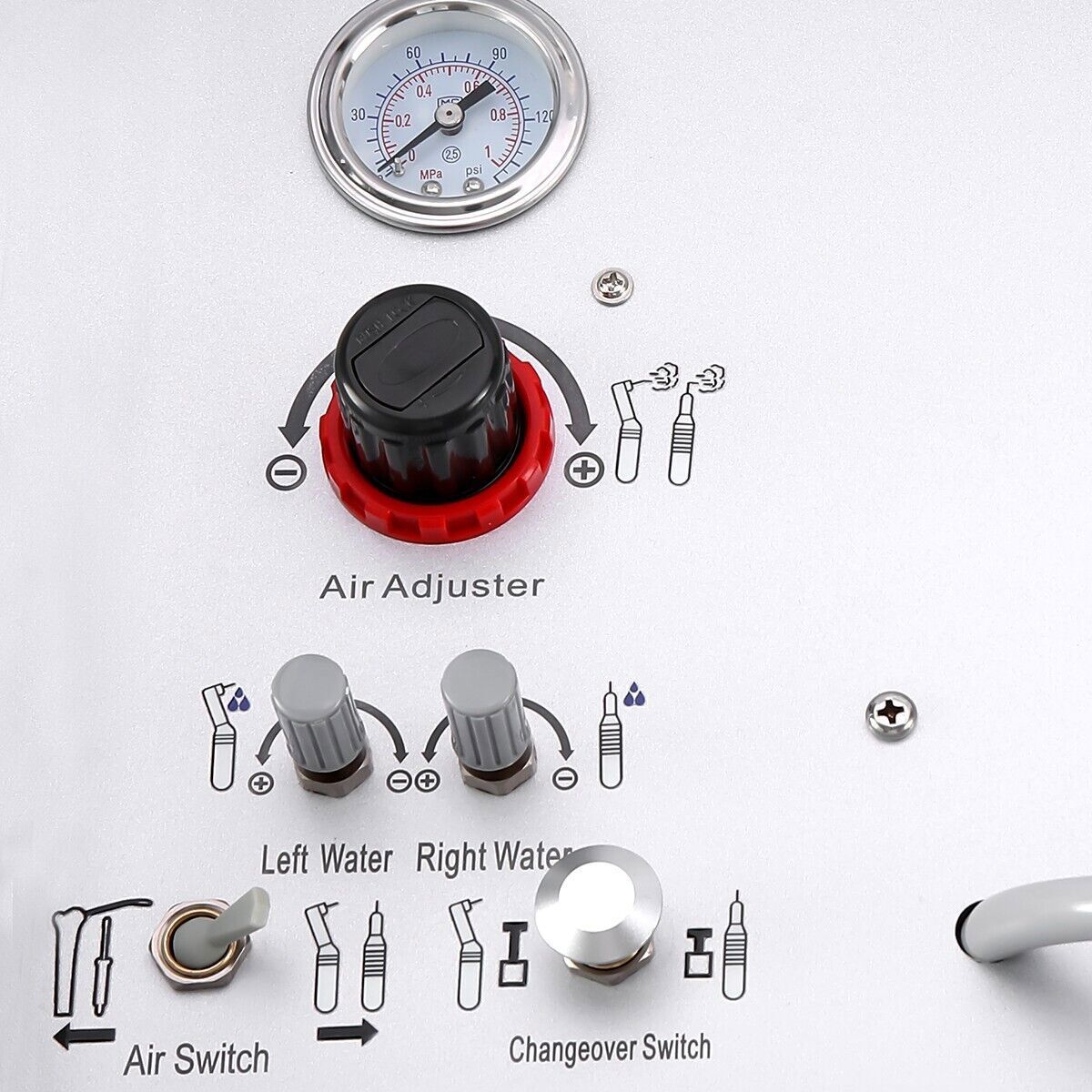 Portable Mobile Dental Unit BD-402+Oiless Air Compressor Motor+Foot Control 550W