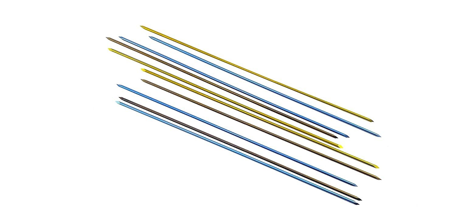 Double Ended Titanium K Wire Surgical Instruments 6 Inch (Set of 50 Pieces)