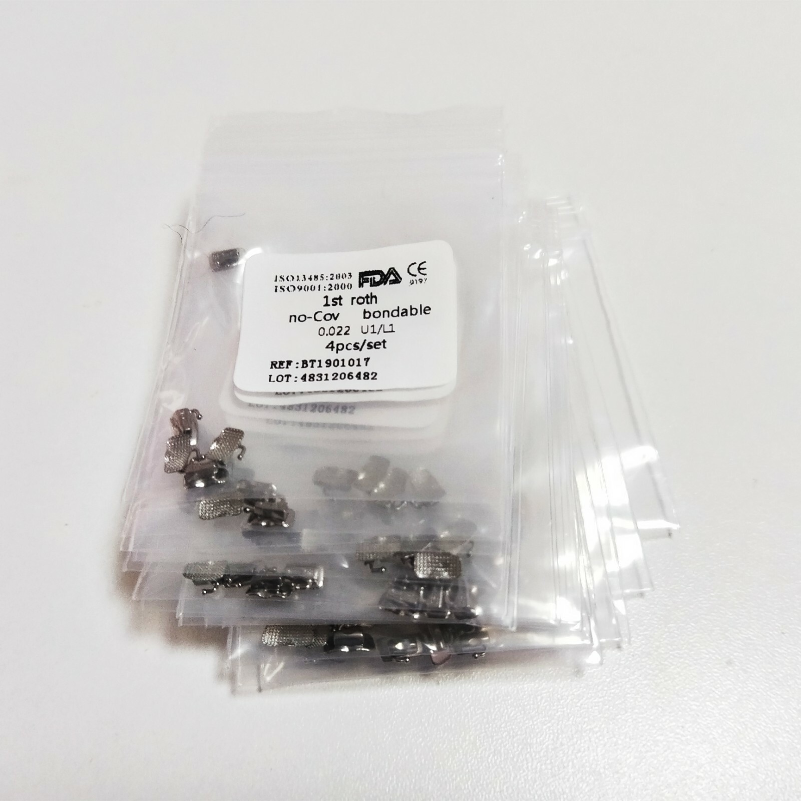 100Bags Dental Buccal Tubes 1ST/2ND Roth/Mbt 022/018 No-cov U1/L1 Mesh Base
