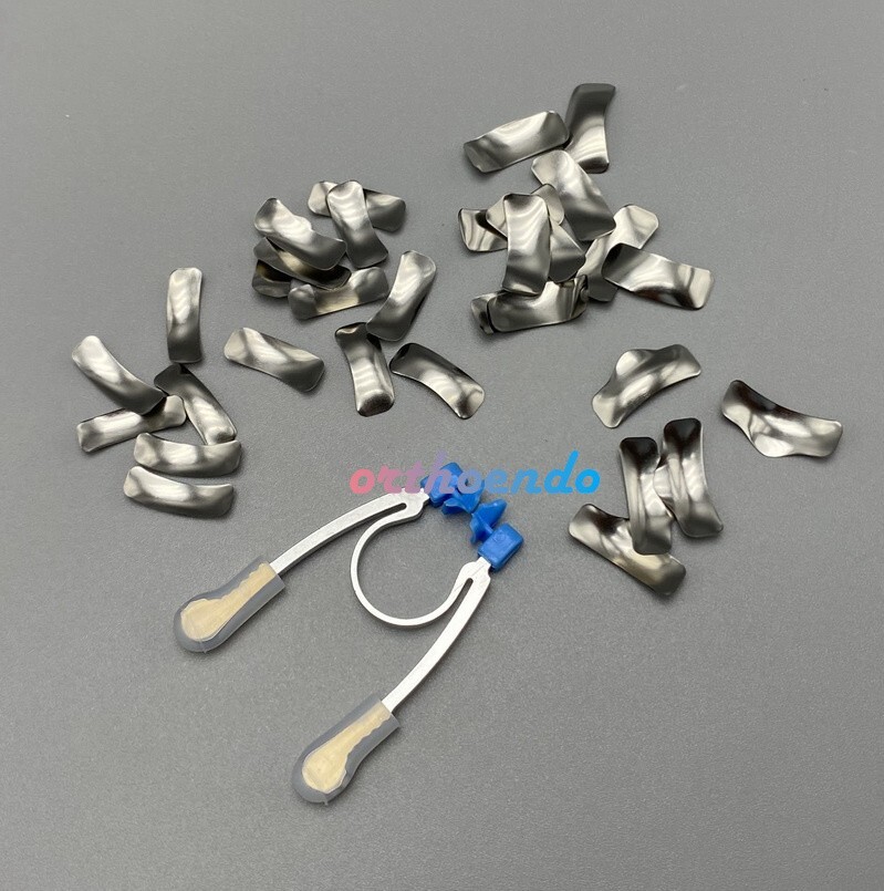 Dental Sectional Contoured Matrice Matrix Bands System Refill + Clip Ring G2 Kit