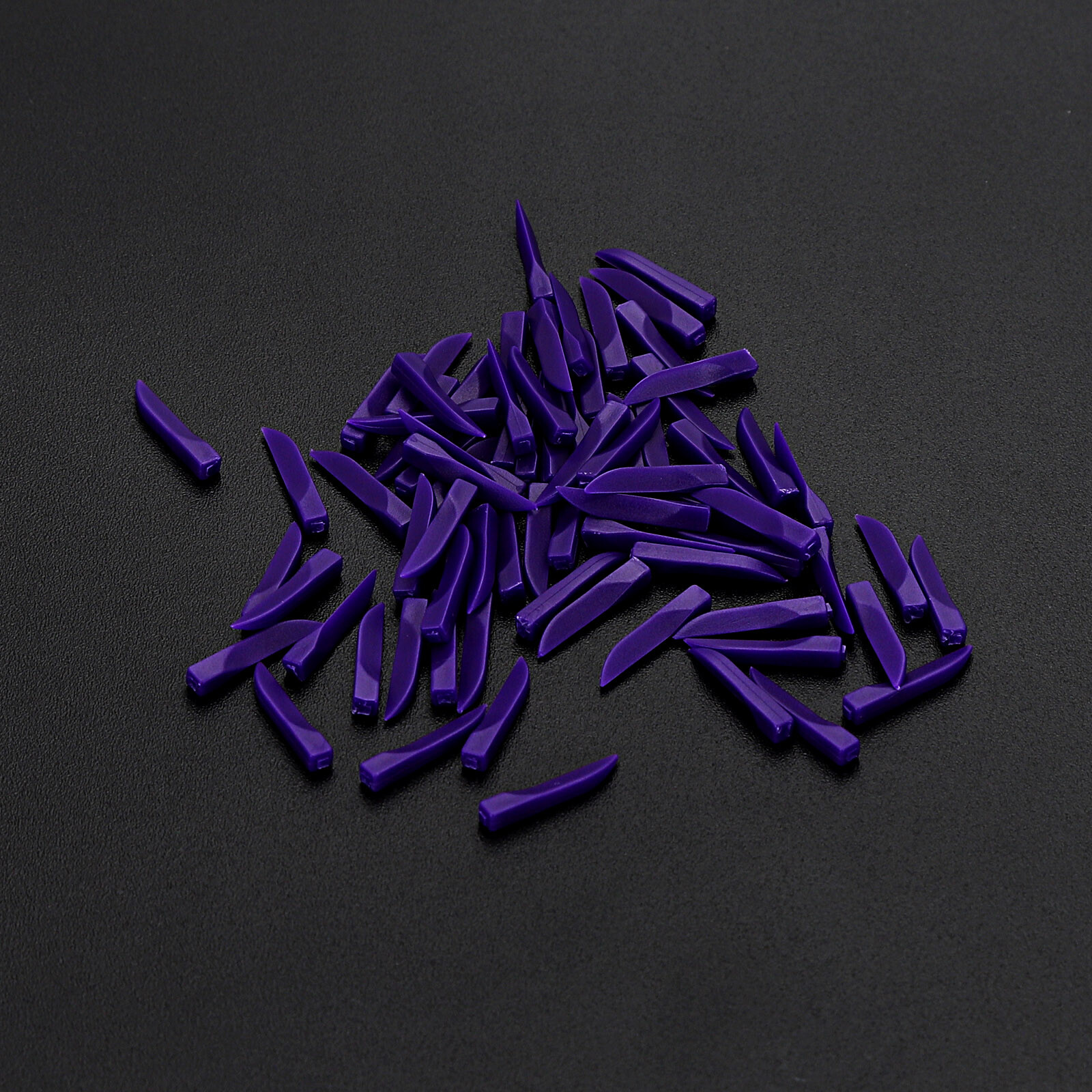 100pcs Dental Disposable Wedges Plastic Poly Wedges 4 Colors 4 Sizes XS S M L