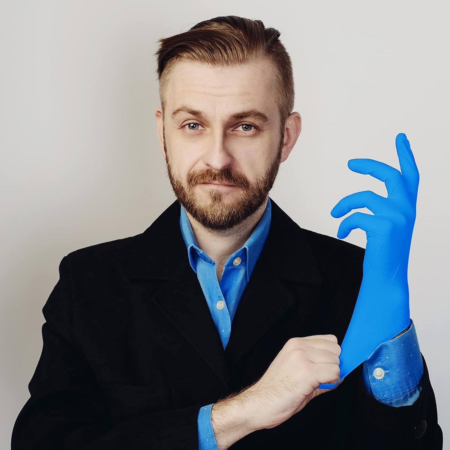 50 Nitrile Gloves – Disposable, Comfortable & Waterproof for Cleaning & Safety