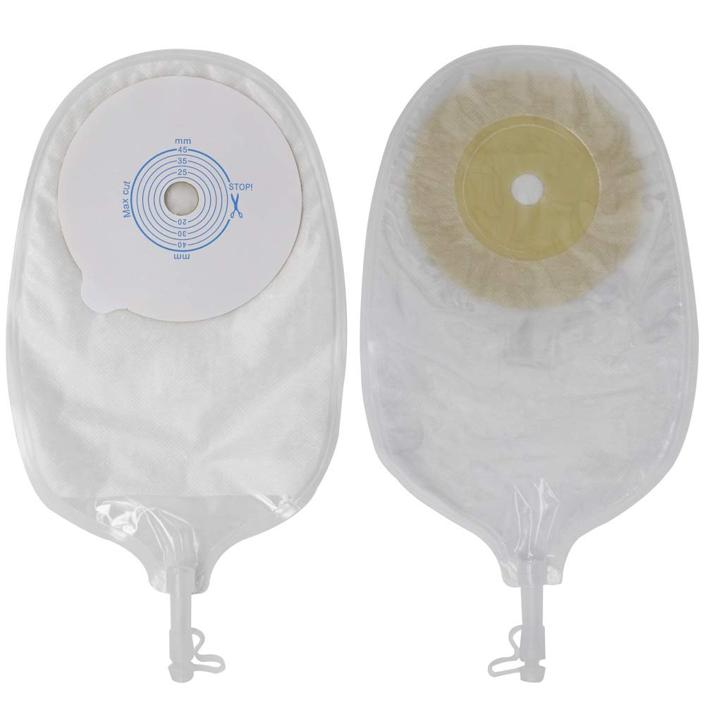 YEYSXSY Urostomy Supplies Medicals Drainable 10 Count (Pack of 1), White