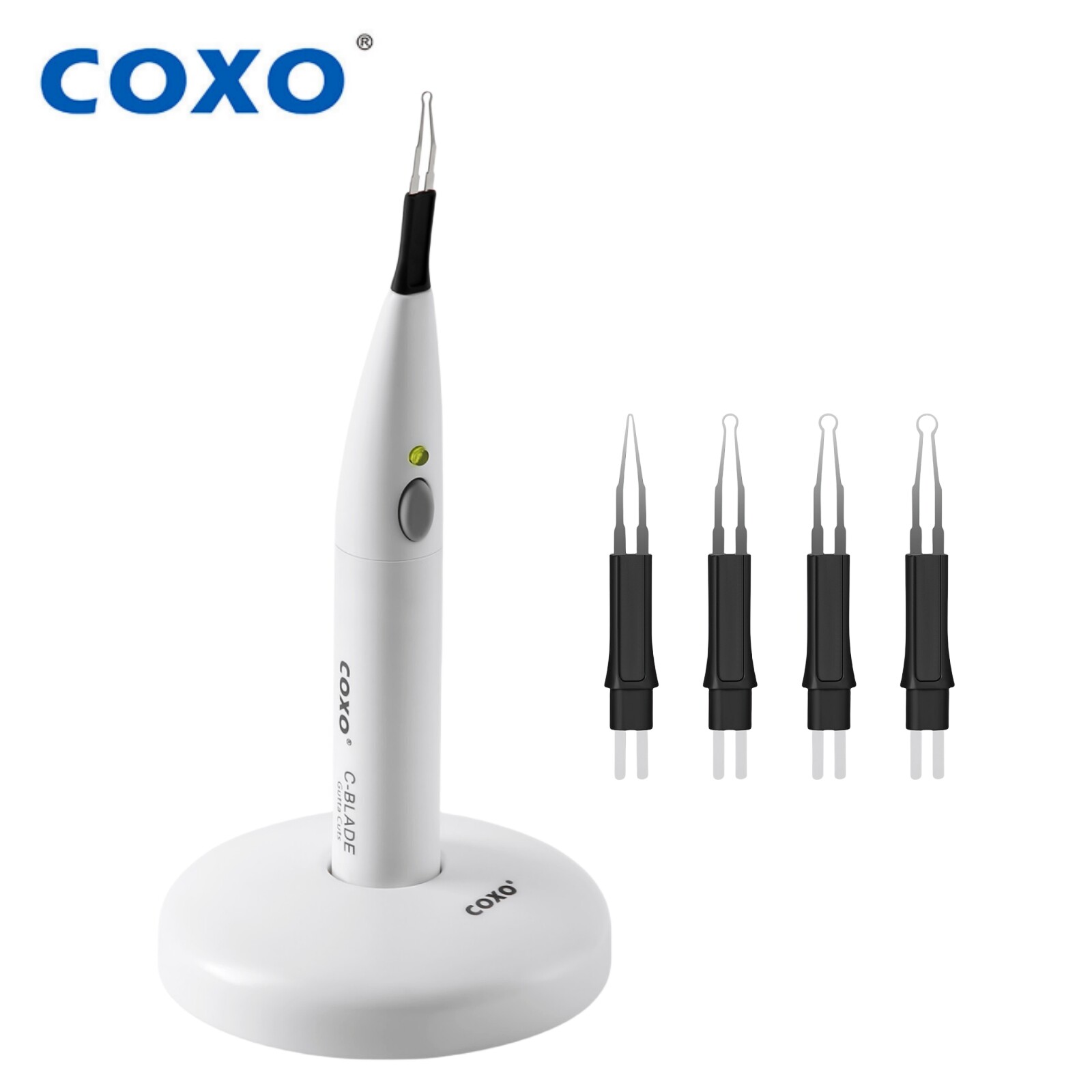 COXO Dental Wireless Gutta Cuts 135°C Fast Heating Cut Percha Points, 4 Tips