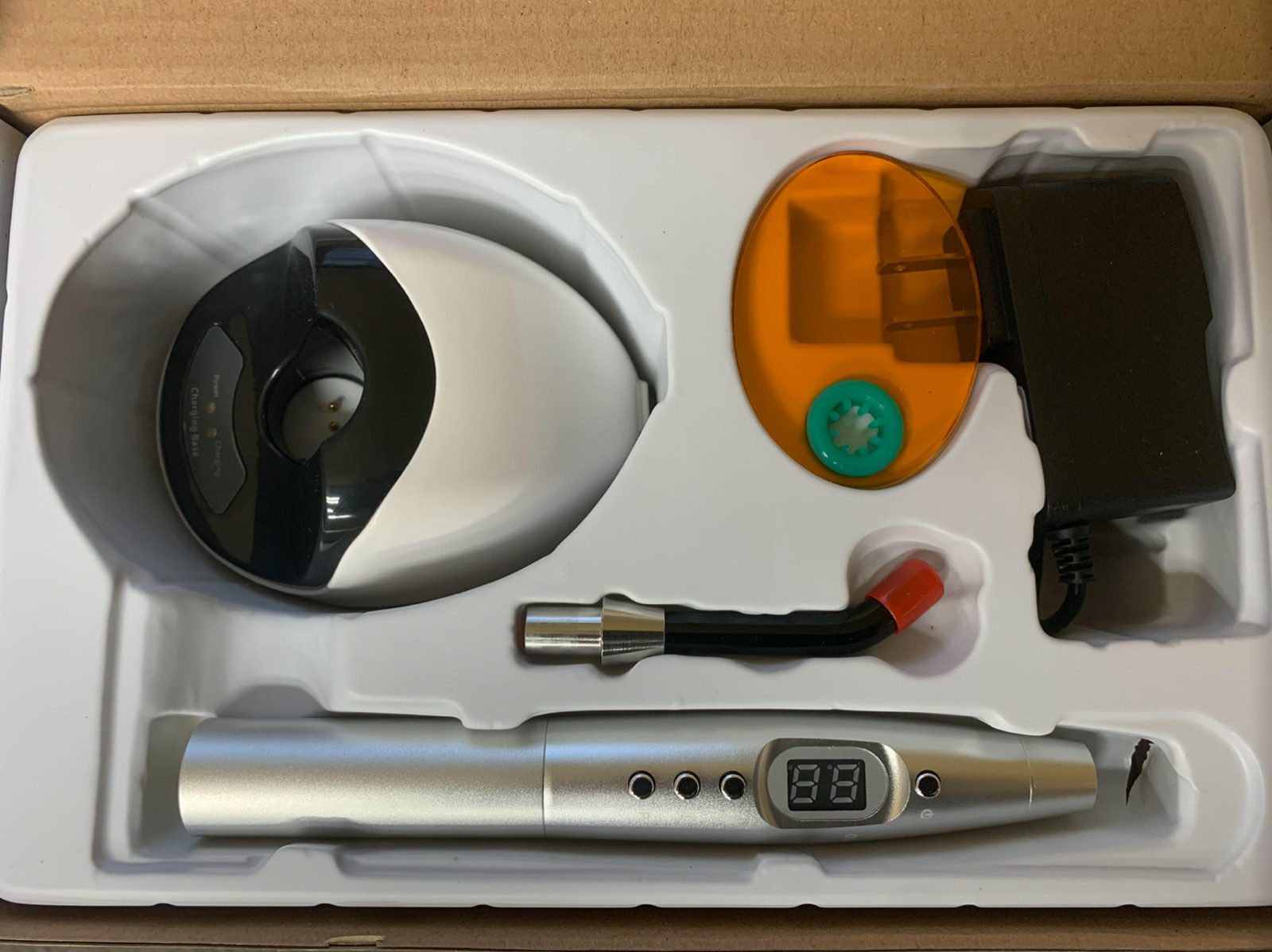 3 Second Dental 7W LED Curing Light Lamp Woodpecker JAS-2001 2100mw/cm2