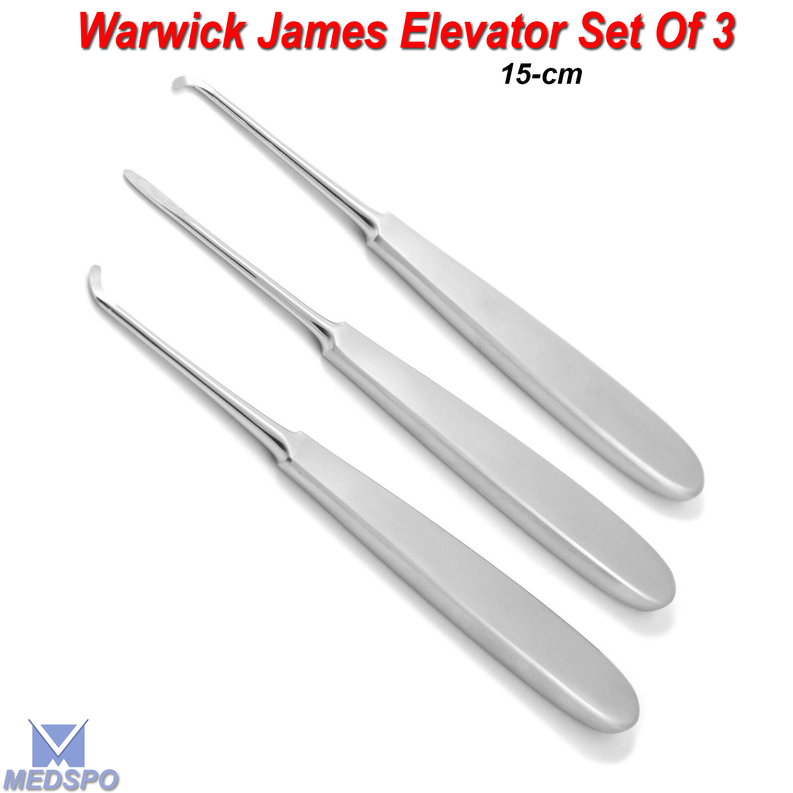 MEDSPO Dental Root Elevators Oral Surgery Luxating Warwick James Elevator Tools
