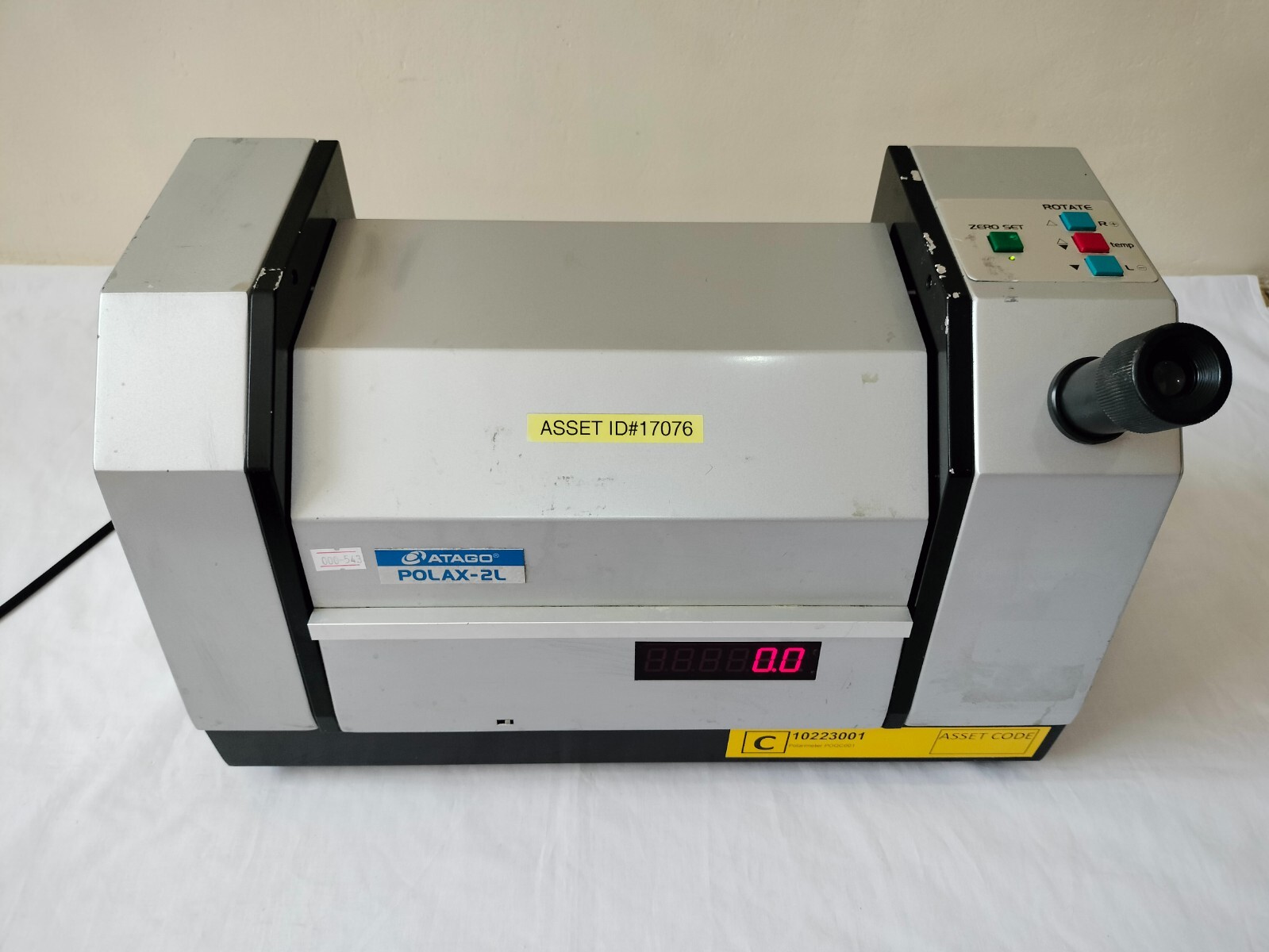 Atago POLAX-2L POLAX2L Polarimeter AC100-240V 50/60Hz 40VA Made in Japan