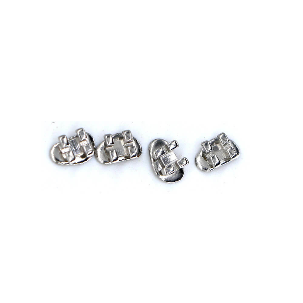 10 Packs Edgewise Bondable Bracket 0.022″ Slot No-Hook, 4pc/Pack for 2nd Molar